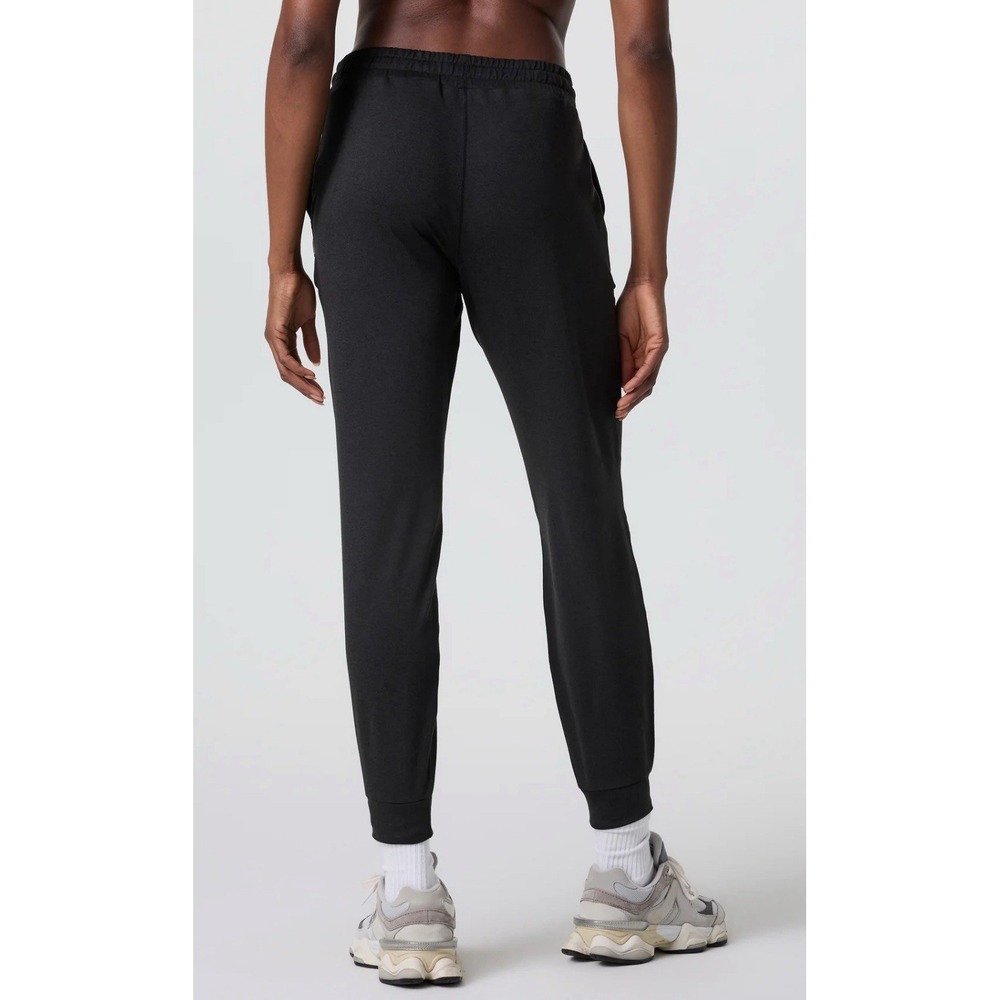 Women's Vuori Performance Joggers Black Heather Large Estimated Mid Rise - Picture 3 of 9